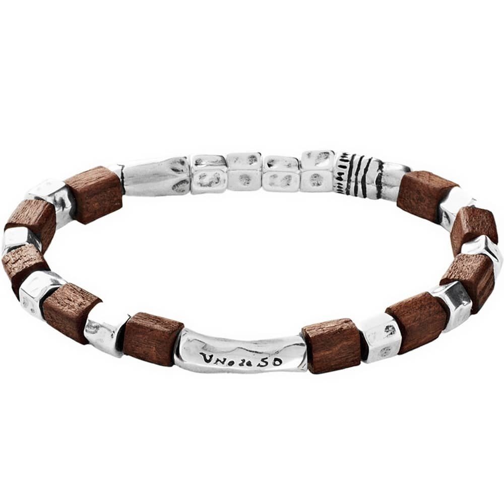 UNOde50 Silver Wooden Bracelet - MococoUNOde50PUL1635MARMTL0M8435302449387Bracelets